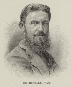 Mr Bernard Shaw (gravering) av English School