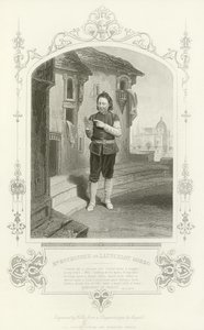 Mr Buckstone som Launcelot Gobbo, The Merchant of Venice av English School