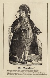 Mr Bumble fra Oliver Twist av English School