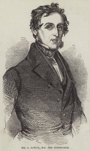 Mr C Cowan, MP for Edinburgh (gravering) av English School