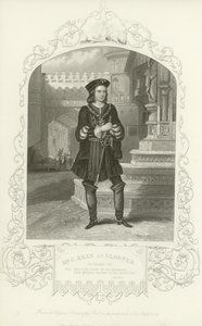 Mr C Kean som Gloster, Richard III, Act I, Scene I av English School