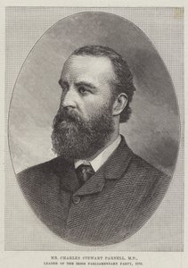 Mr Charles Stewart Parnell, MP, leder av det irske parlamentariske partiet av English School