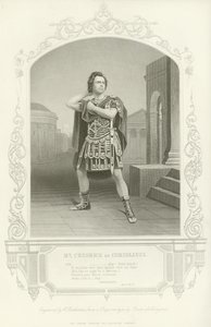 Mr Creswick som Coriolanus, Coriolanus, Act V, Scene III av English School