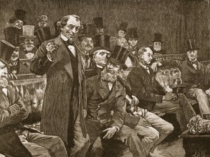 Herr Disraeli forteller Underhuset sin historie om «tørr champagne» av English School