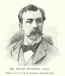Herr Frank Bramley, ARA (gravering) av English School