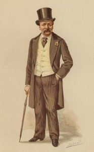 Mr GA Sala (farge litho) av English School