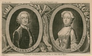 Mr Garrick og Mademoiselle Violetti (Eva Marie Veigel) av English School