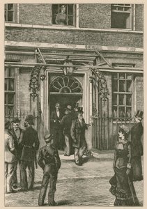 Mr Gladstones sykdom: engstelige spørre i Downing Street av English School