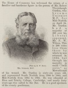 Mr Gurdon, MP (gravering) av English School