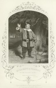 Mr Hackett som Falstaff, The Merry Wives of Windsor, Act V, scene v