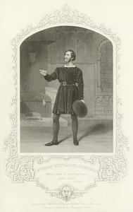 Mr Henry Betty som Faulconbridge, King John, Act I, Scene 1 av English School