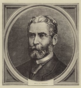 Mr J L Motley (gravering) av English School