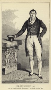 Mr John Jackson, 1798, Fra et originalt maleri i besittelse av Sir Henry Smythe, Baronet av English School