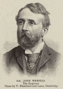 Mr John Webster (gravering) av English School