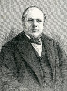 Mr. John Young, borgermester i Sydney, illustrasjon fra The Graphic 8. mai, 1886 av English School