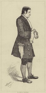 Mr. Phelps als "Mawworm" (Gravur)