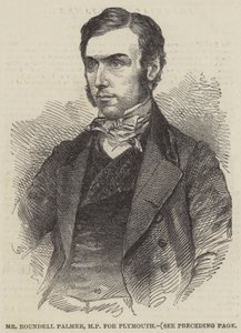 Mr Roundell Palmer, MP for Plymouth (gravering) av English School