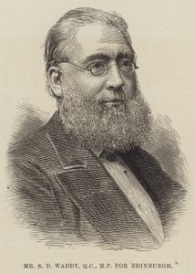 Mr SD Waddy, QC, MP for Edinburgh (gravering) av English School