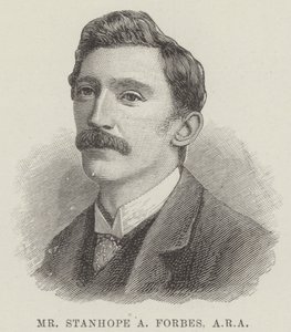 Mr Stanhope A Forbes, ARA (gravering) av English School