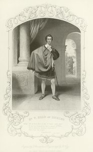 Mr T Mead som Iachimo, Cymbeline, Act I, Scene VII av English School