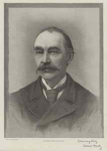 Mr Thomas Hardy, romanforfatteren (gravering) av English School