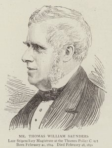Thomas William Saunders av English School