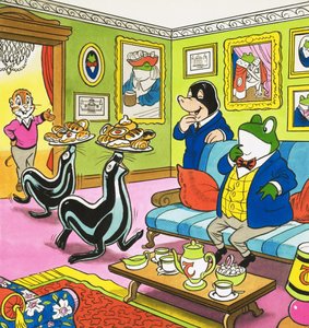 Mr Toad tar te av English School