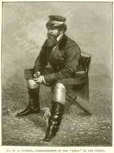 Mr. W. H. Russell, korrespondent for Times in the Crimea av English School