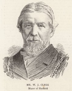 Mr W J Clegg (gravering) av English School