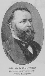 Mr WJ Mudford, redaktør av "Standard" (gravering) av English School