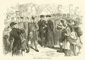 Herr Wesley i Cork (gravering) av English School