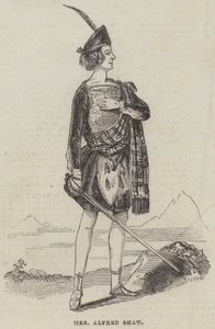 Mrs Alfred Shaw (engraving) av English School