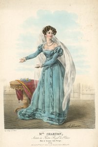 Mrs Charton, artiste du Theatre Royal de lOdeon, i rollen som Leonore i Fiesque av English School