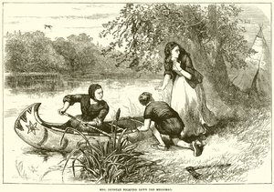 Mrs. Dunstan rømmer nedover Merrimac av English School