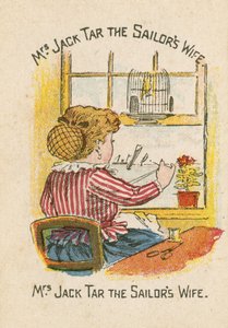 Mrs Jack Tar the Sailors Wife av English School