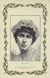 Fru Langtry (gravering) av English School