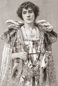 Fru Patrick Campbell, Fra The Strand Magazine utgitt 1897. av English School