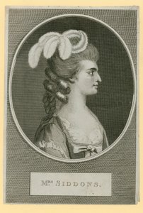 Fru Sarah Siddons, skuespillerinne av English School