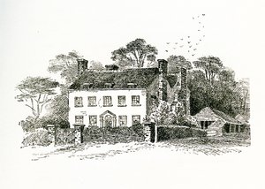 Fru Snookes hus i Ringmer, Sussex, England, 1733