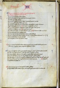 Ms.25511 fol.36r Dean Lyseuxs inventar, St. Pauls Cathedral, 1440 av English School