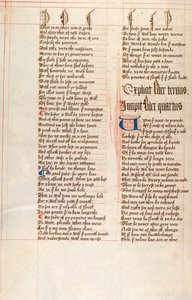 Ms326 f66v, Confessio Amantis av John Gower (penn og blekk på vellum) av English School