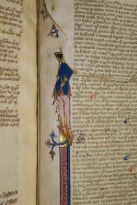 Ms. New Coll 242, f.178r, Commentary on Aristoteles’s Politics av Walter Burley (penn og blekk på vellum) av English School