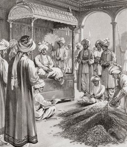 Muhammad bin Tughluq utsteder tokenvaluta av English School