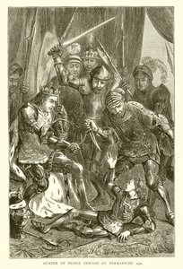 Drapet på prins Edward ved Tewkesbury, 1471 av English School