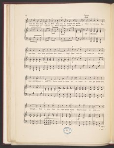 Musikkpartitur til sangen "We