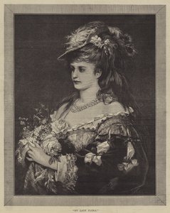 My Lady Flora (gravering) av English School