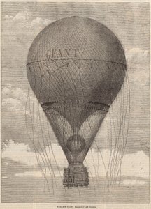 Nadars gigantiske ballong i Paris av English School