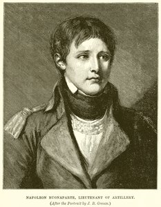 Napoleon Buonaparte, artilleriløytnant av English School