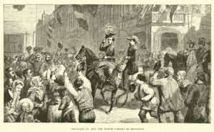 Napoleon III og prinsgemalen i Boulogne av English School