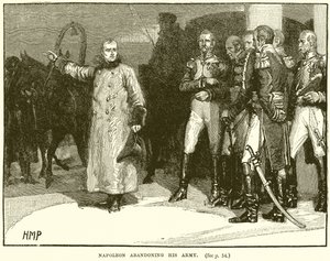 Napoleon forlater hæren sin av English School